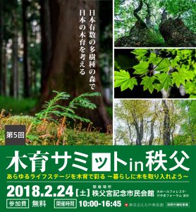第５回木育サミットin秩父　2/24