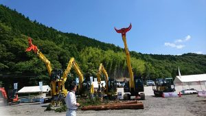 林業機械展＠徳島　林業機械も「木づかい」に向けて進化中！