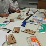 那賀高校森林クリエイト科と「とくしま杉」の木育製品開発!