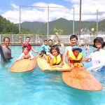 夏の木育! 木頭杉ボード体験!
