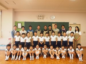 徳島文理小学校　木育出前授業2018